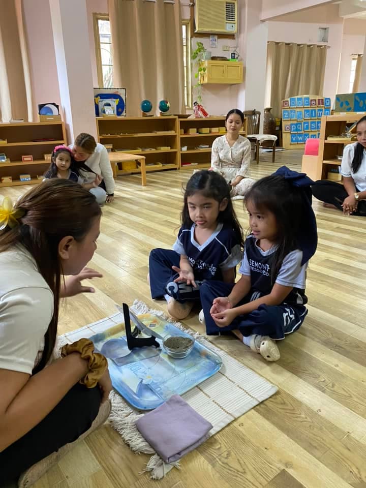 RHMC legacy photo: Facebook photo: Montessori materials and study setup